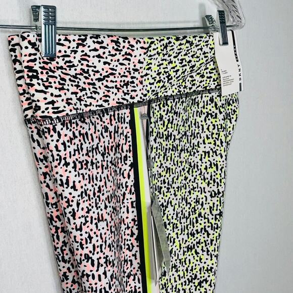 DKNY Sport Confetti Print High Waist 7/8 Tights xl - Picture 8 of 12